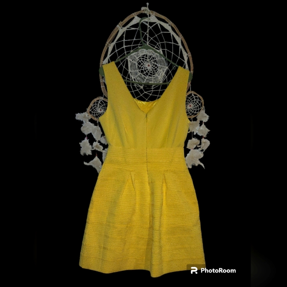 New york and company yellow dress